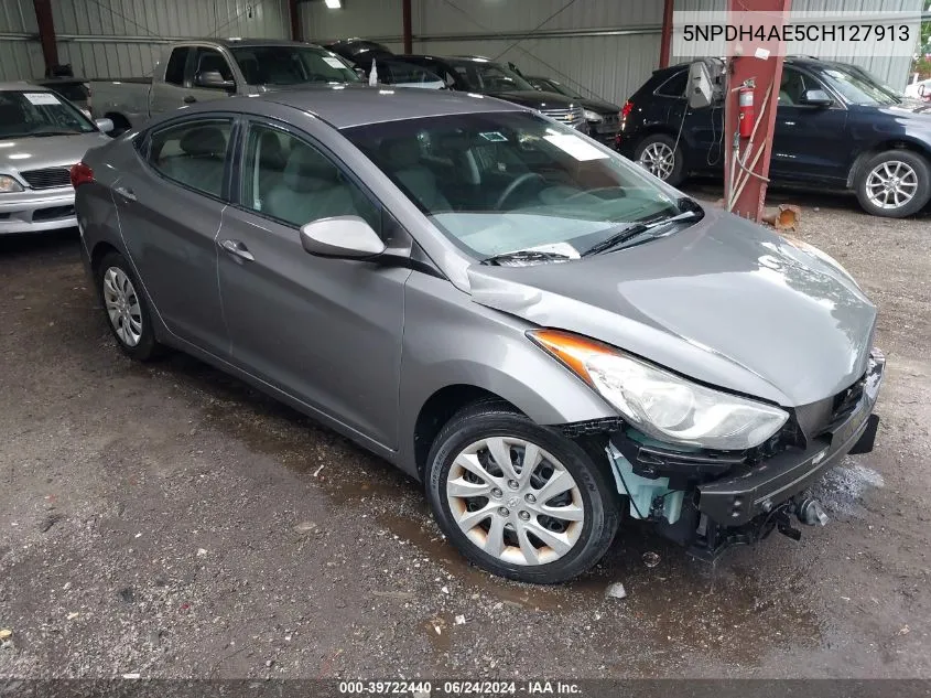 5NPDH4AE5CH127913 2012 Hyundai Elantra Gls