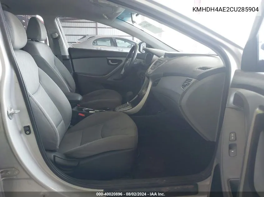 KMHDH4AE2CU285904 2012 Hyundai Elantra Gls (Ulsan Plant)