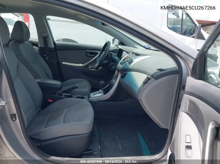 KMHDH4AE5CU267266 2012 Hyundai Elantra Gls (Ulsan Plant)