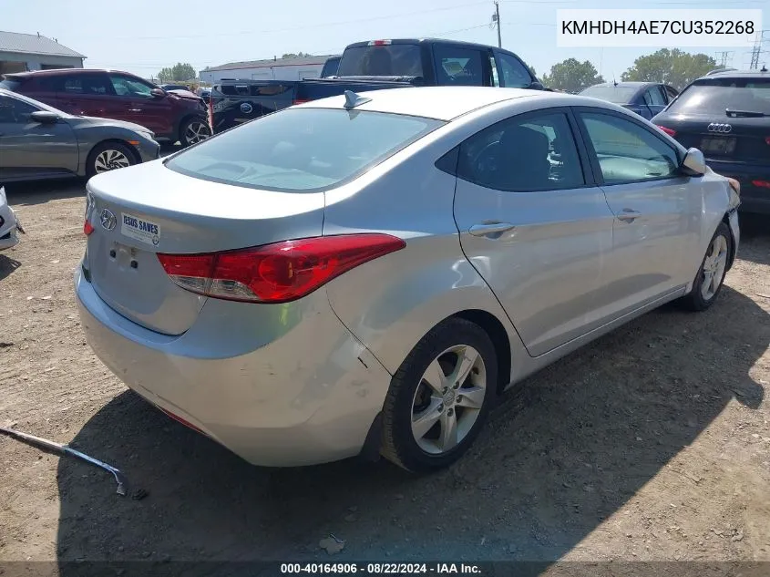 KMHDH4AE7CU352268 2012 Hyundai Elantra Gls (Ulsan Plant)