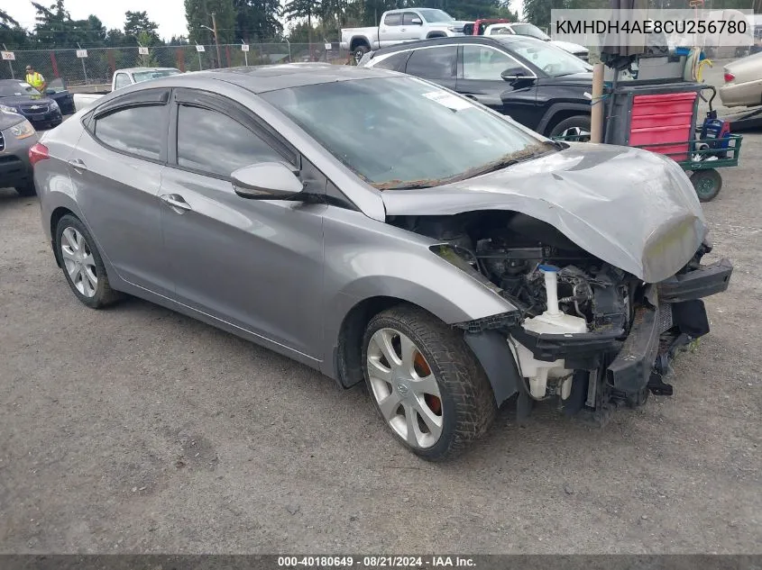 KMHDH4AE8CU256780 2012 Hyundai Elantra Limited (Ulsan Plant)