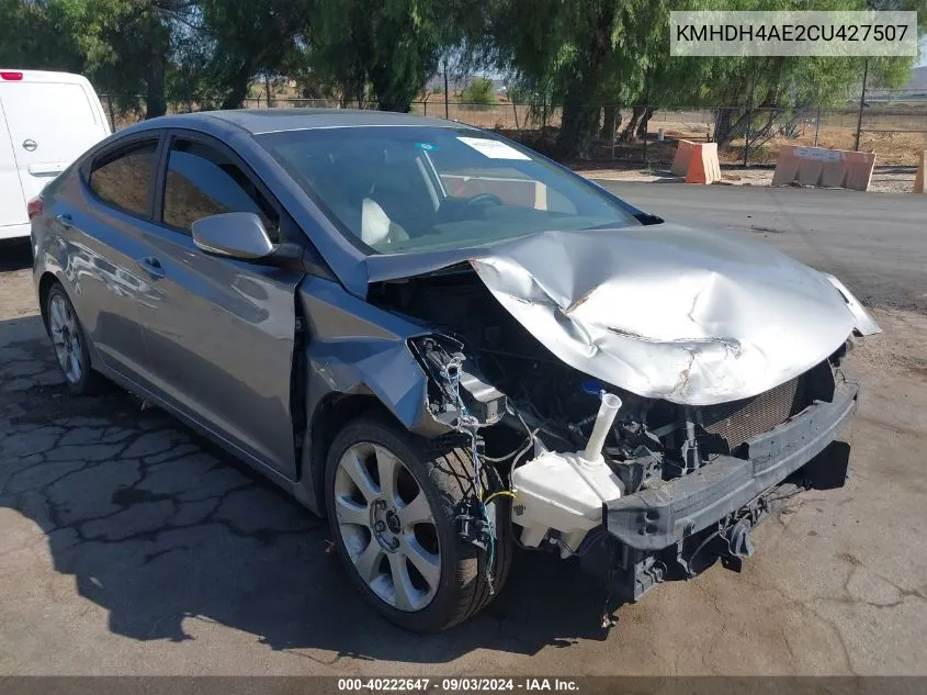 KMHDH4AE2CU427507 2012 Hyundai Elantra Limited (Ulsan Plant)