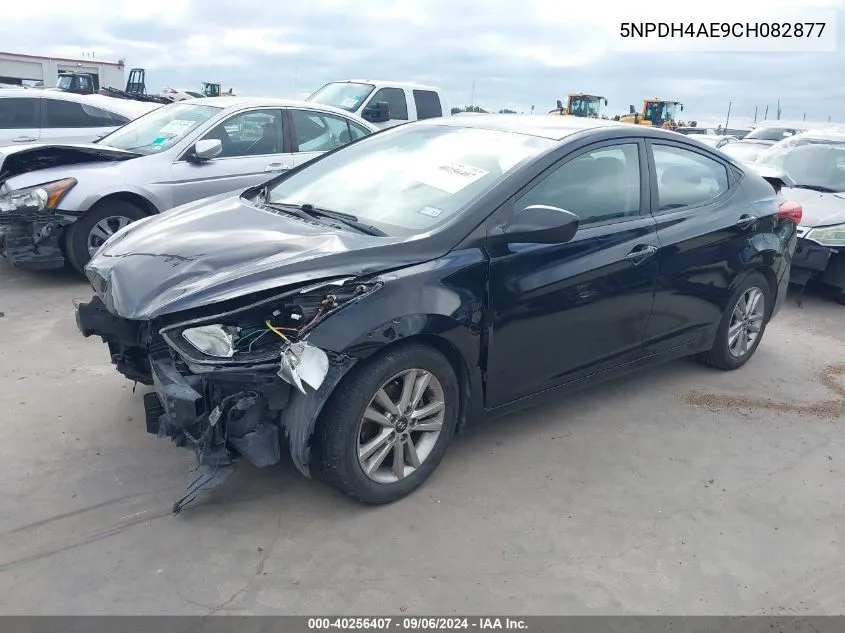 2012 Hyundai Elantra Gls VIN: 5NPDH4AE9CH082877 Lot: 40256407