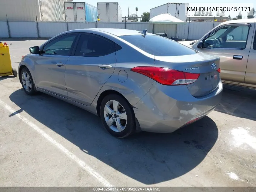 2012 Hyundai Elantra Gls (Ulsan Plant) VIN: KMHDH4AE9CU454171 Lot: 40258377