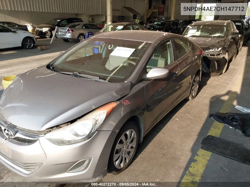 5NPDH4AE7CH147712 2012 Hyundai Elantra Gls/Limited