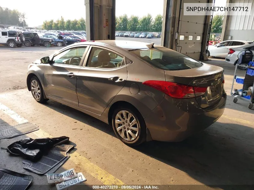 5NPDH4AE7CH147712 2012 Hyundai Elantra Gls/Limited