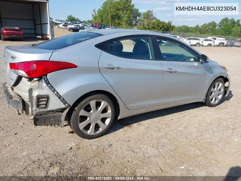 KMHDH4AE8CU323054 2012 Hyundai Elantra Limited (Ulsan Plant)