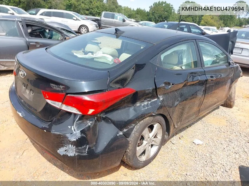 KMHDH4AE1CU479694 2012 Hyundai Elantra Gls (Ulsan Plant)