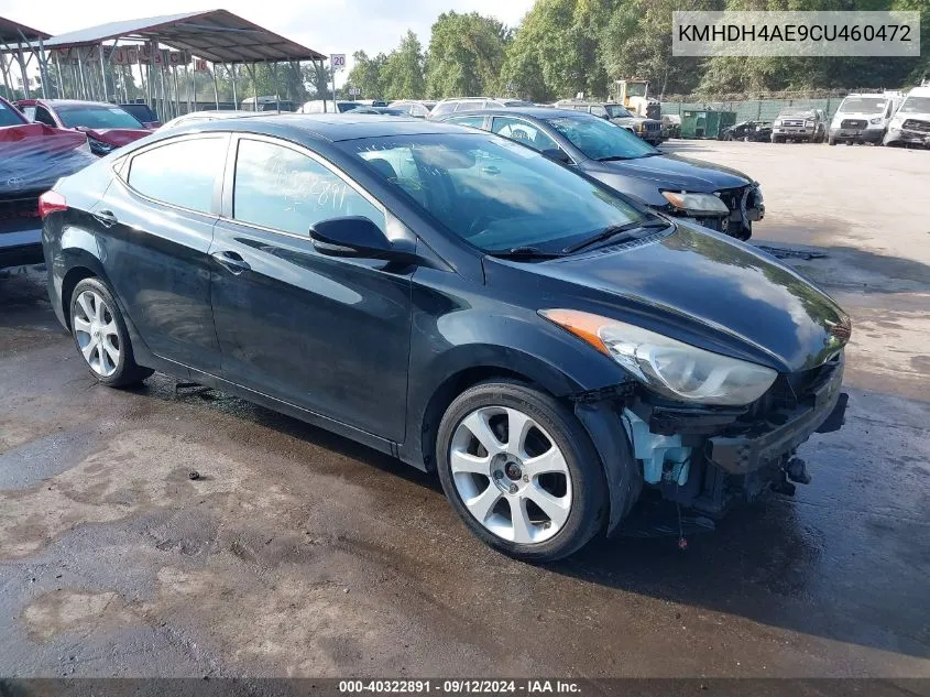 KMHDH4AE9CU460472 2012 Hyundai Elantra Limited (Ulsan Plant)