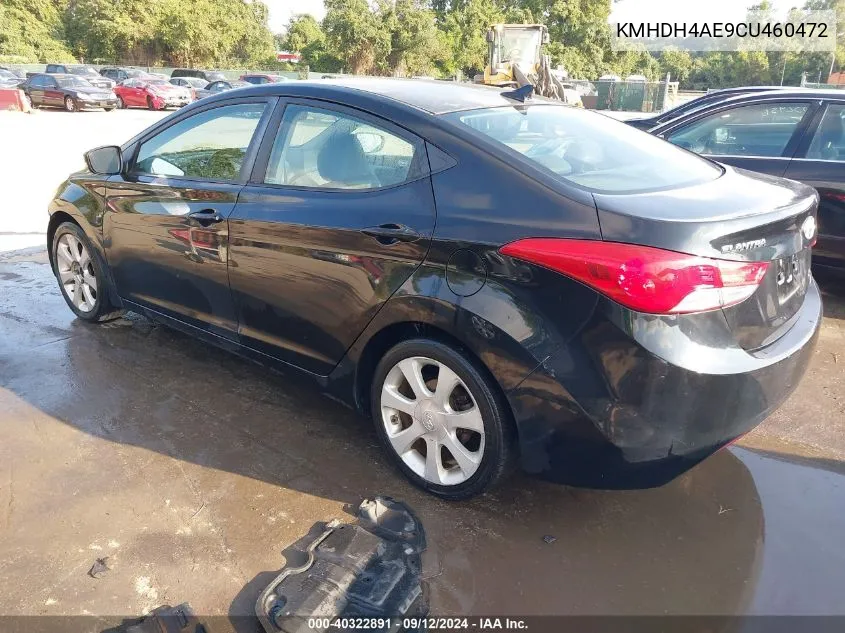 KMHDH4AE9CU460472 2012 Hyundai Elantra Limited (Ulsan Plant)