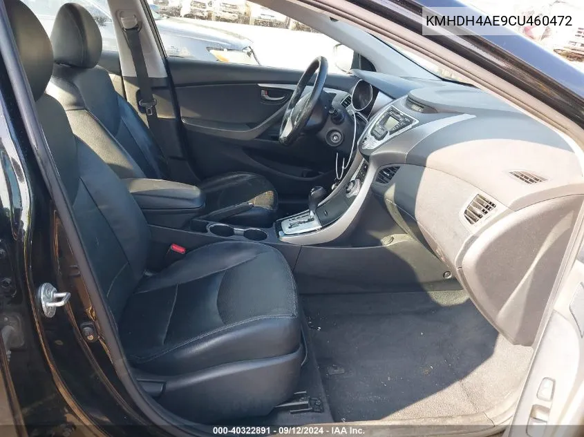 KMHDH4AE9CU460472 2012 Hyundai Elantra Limited (Ulsan Plant)