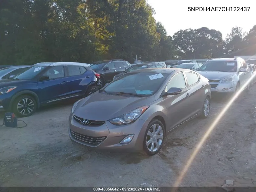 5NPDH4AE7CH122437 2012 Hyundai Elantra Gls/Limited