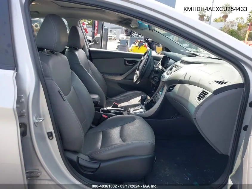 KMHDH4AEXCU254433 2012 Hyundai Elantra Limited (Ulsan Plant)