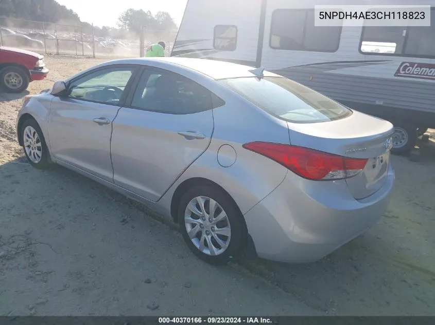 5NPDH4AE3CH118823 2012 Hyundai Elantra Gls