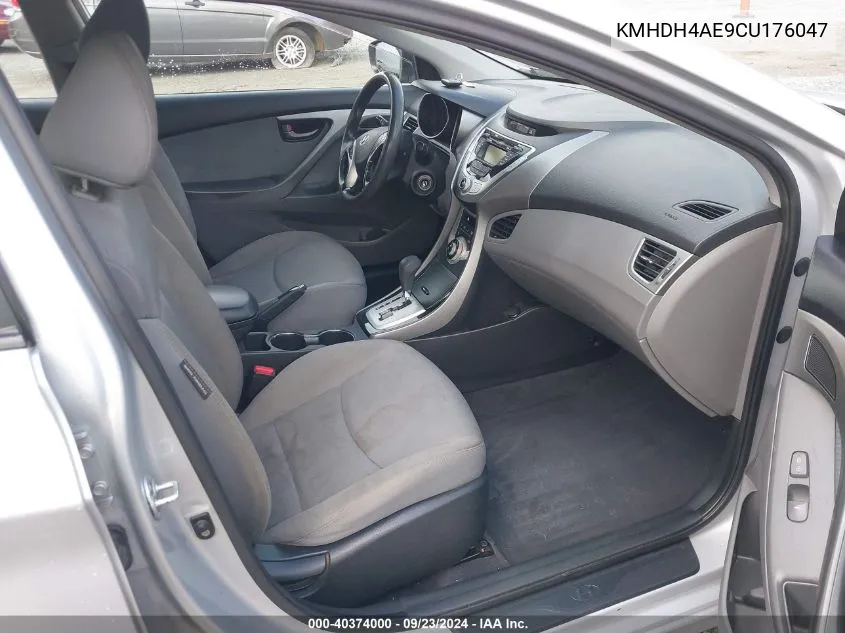 KMHDH4AE9CU176047 2012 Hyundai Elantra Gls (Ulsan Plant)