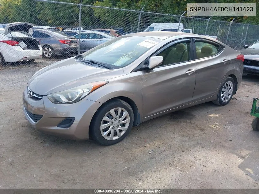 5NPDH4AE0CH141623 2012 Hyundai Elantra Gls