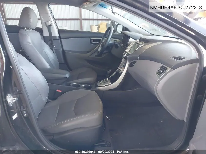 KMHDH4AE1CU272318 2012 Hyundai Elantra Limited (Ulsan Plant)