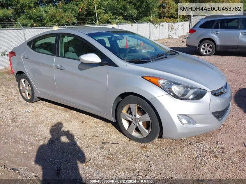 KMHDH4AE0CU453782 2012 Hyundai Elantra Gls (Ulsan Plant)