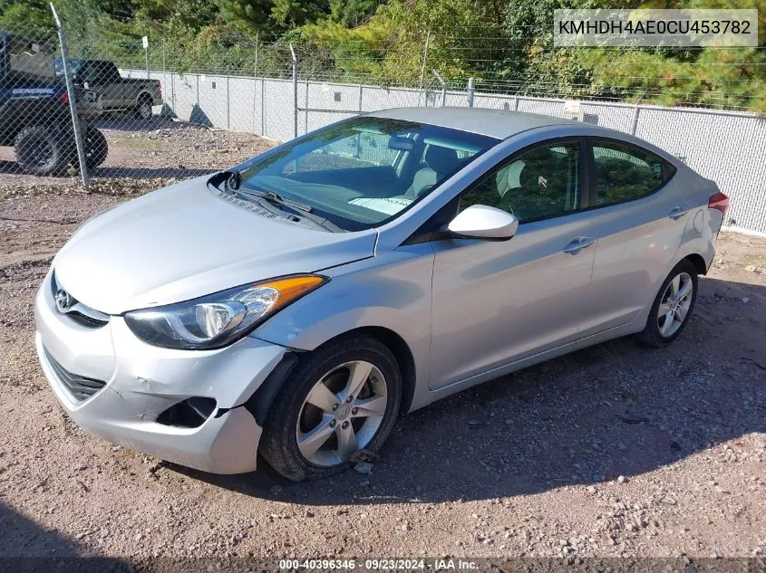 KMHDH4AE0CU453782 2012 Hyundai Elantra Gls (Ulsan Plant)