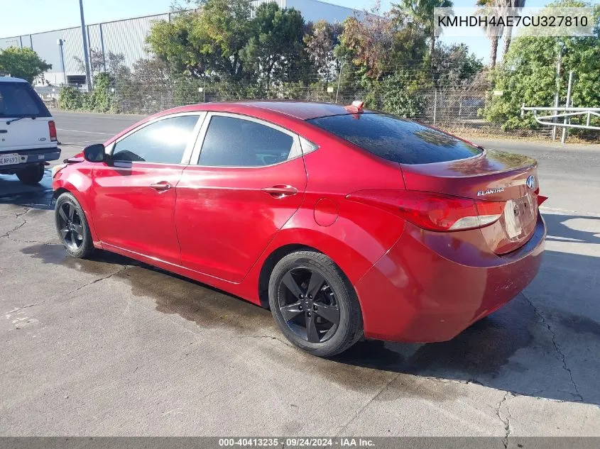 KMHDH4AE7CU327810 2012 Hyundai Elantra Gls (Ulsan Plant)