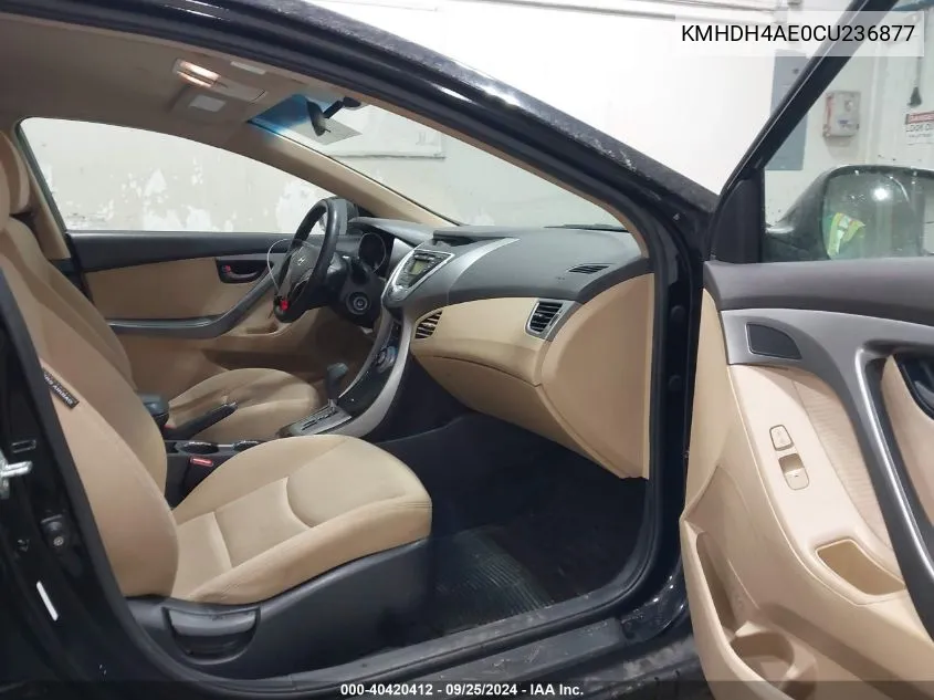 KMHDH4AE0CU236877 2012 Hyundai Elantra Gls (Ulsan Plant)