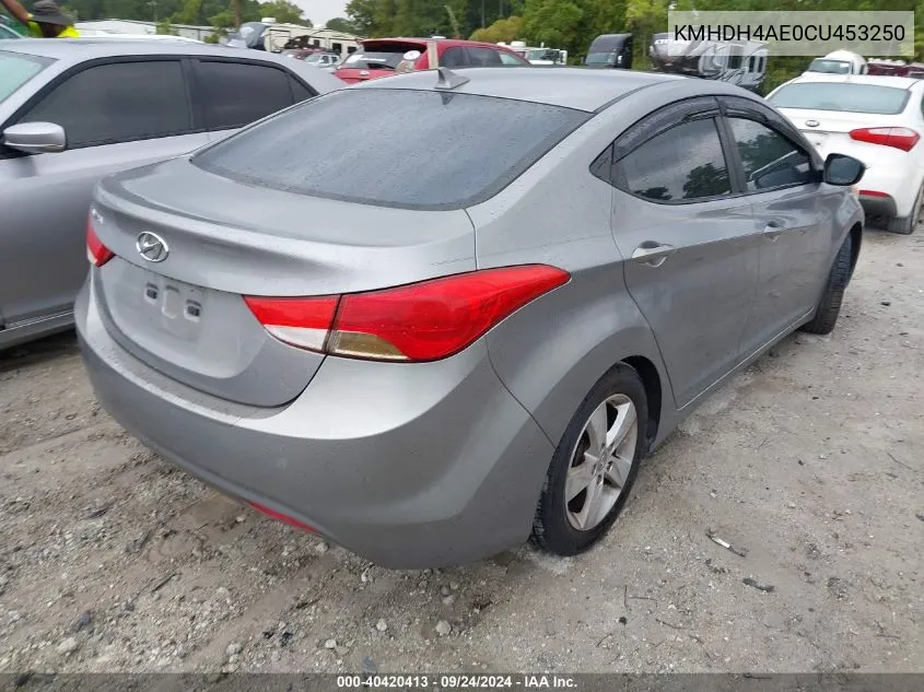 KMHDH4AE0CU453250 2012 Hyundai Elantra Gls (Ulsan Plant)