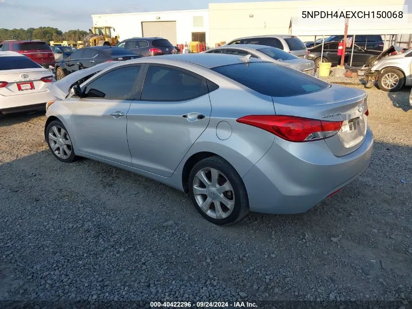 5NPDH4AEXCH150068 2012 Hyundai Elantra Gls/Limited