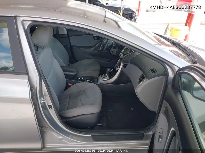 KMHDH4AE3CU237778 2012 Hyundai Elantra Gls (Ulsan Plant)