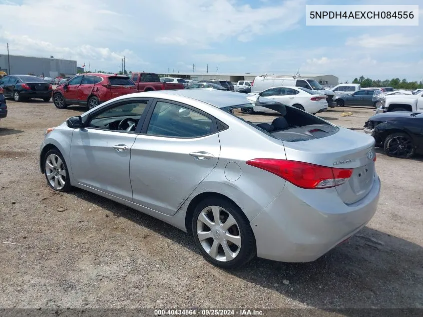 2012 Hyundai Elantra Limited VIN: 5NPDH4AEXCH084556 Lot: 40434864