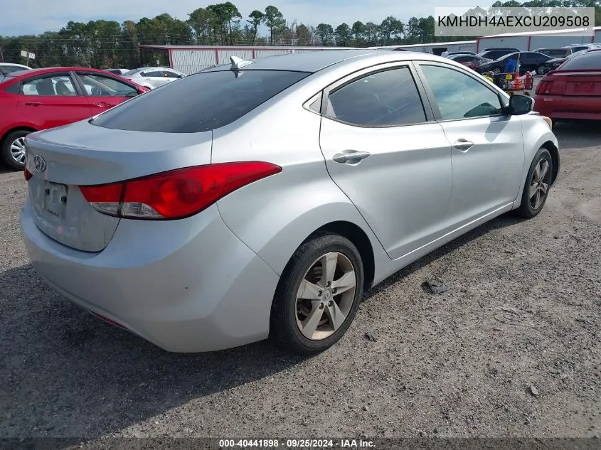 KMHDH4AEXCU209508 2012 Hyundai Elantra Gls (Ulsan Plant)