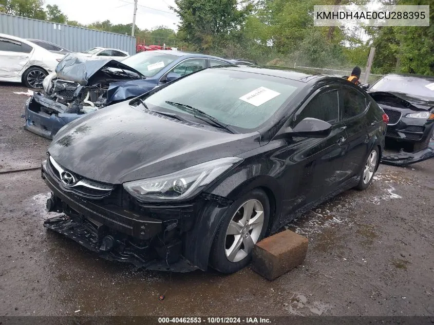 KMHDH4AE0CU288395 2012 Hyundai Elantra Gls (Ulsan Plant)