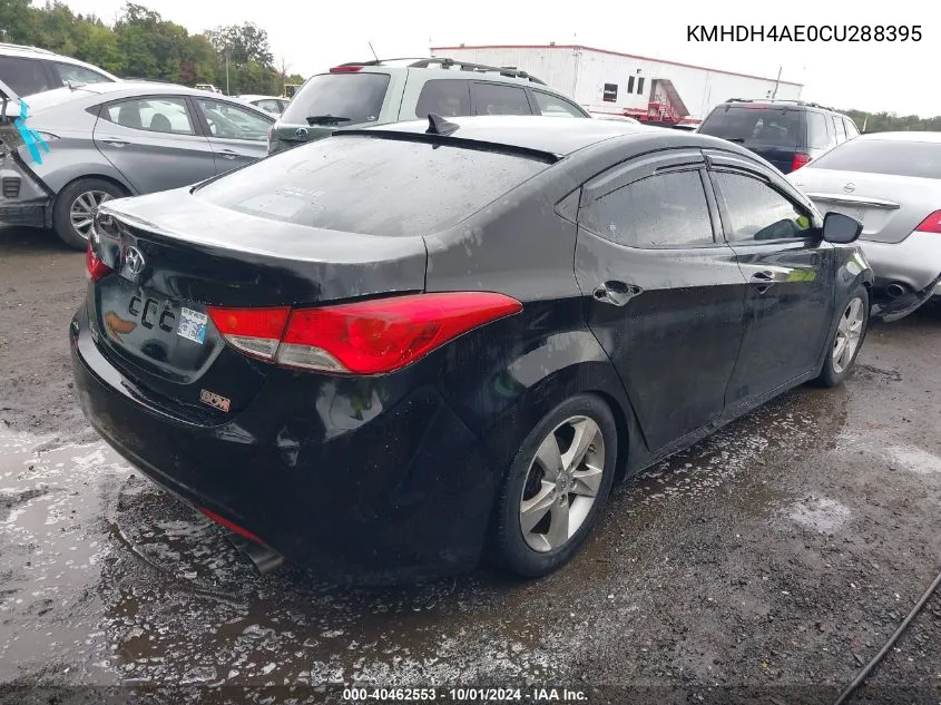 KMHDH4AE0CU288395 2012 Hyundai Elantra Gls (Ulsan Plant)