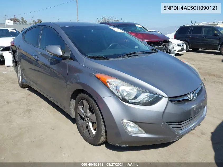 5NPDH4AE5CH090121 2012 Hyundai Elantra Gls