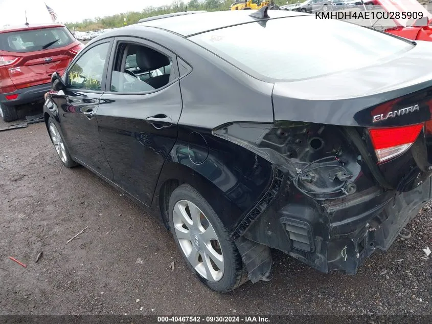 KMHDH4AE1CU285909 2012 Hyundai Elantra Limited (Ulsan Plant)