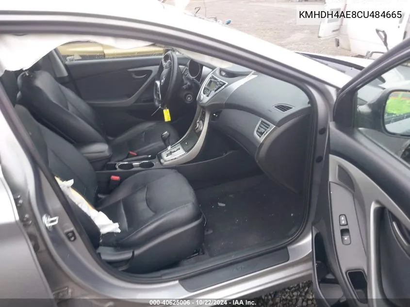 KMHDH4AE8CU484665 2012 Hyundai Elantra Limited (Ulsan Plant)