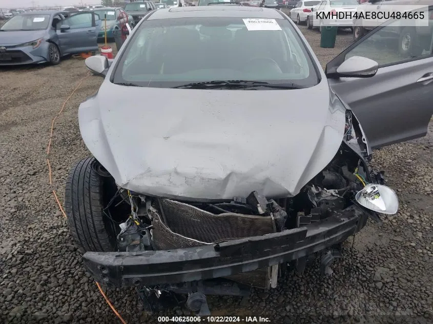 KMHDH4AE8CU484665 2012 Hyundai Elantra Limited (Ulsan Plant)