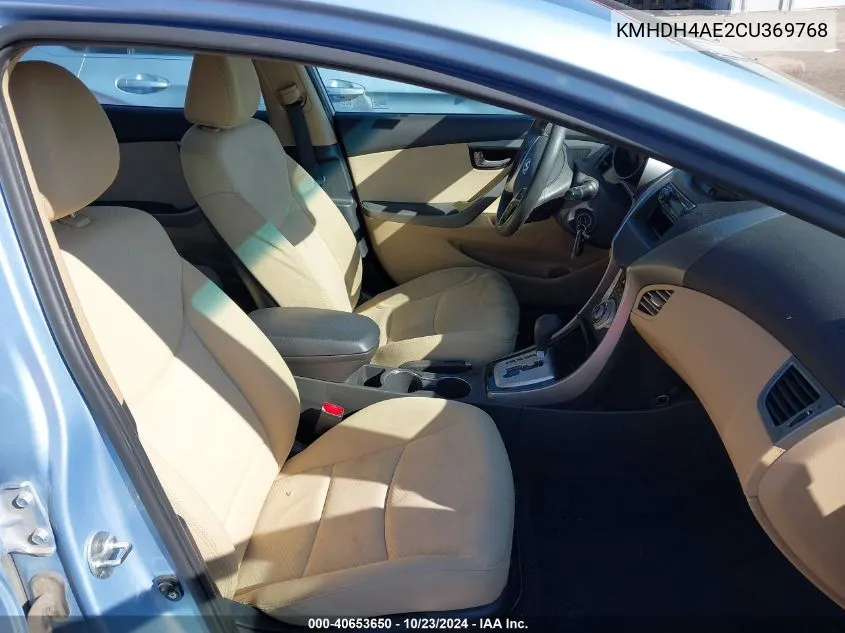 KMHDH4AE2CU369768 2012 Hyundai Elantra Gls (Ulsan Plant)