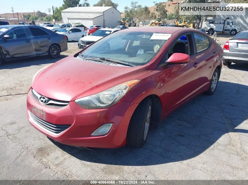 KMHDH4AE5CU327255 2012 Hyundai Elantra Gls (Ulsan Plant)