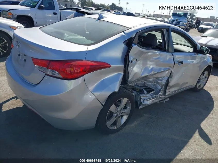 2012 Hyundai Elantra Gls (Ulsan Plant) VIN: KMHDH4AE2CU464623 Lot: 40696748