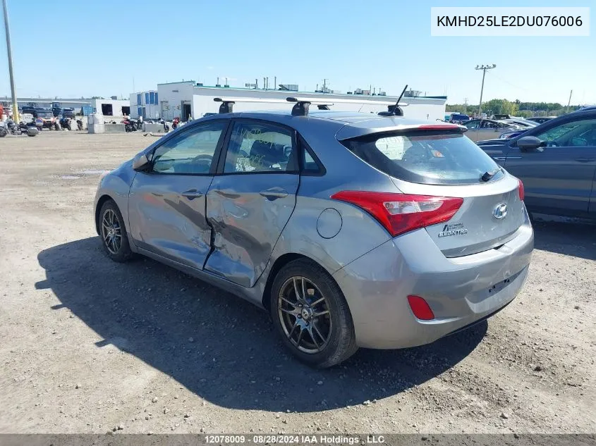 KMHD25LE2DU076006 2013 Hyundai Elantra Gt