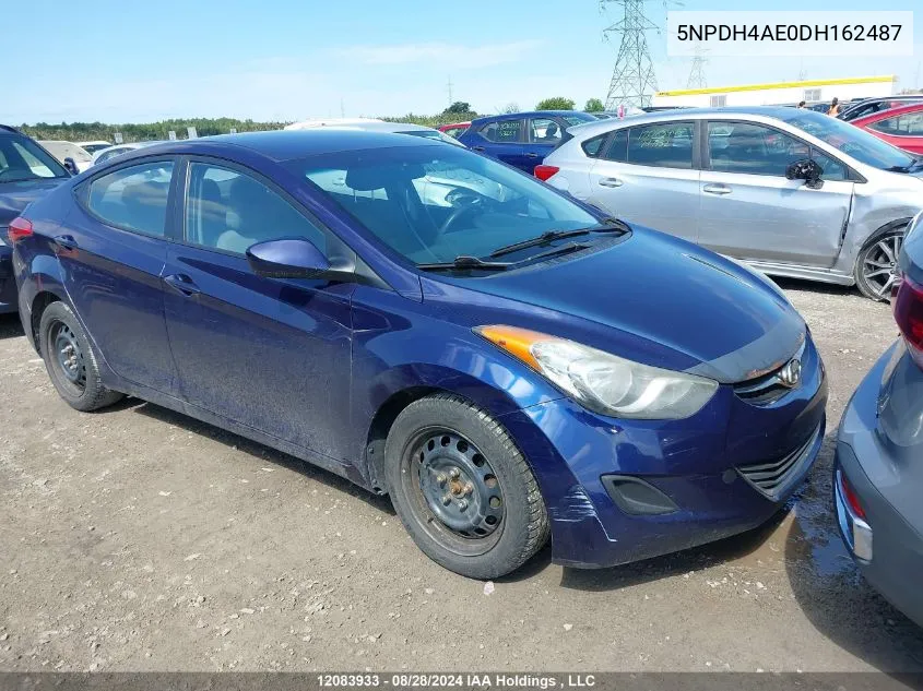 5NPDH4AE0DH162487 2013 Hyundai Elantra Gl