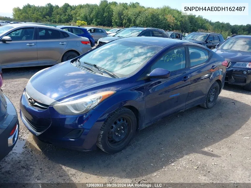 5NPDH4AE0DH162487 2013 Hyundai Elantra Gl