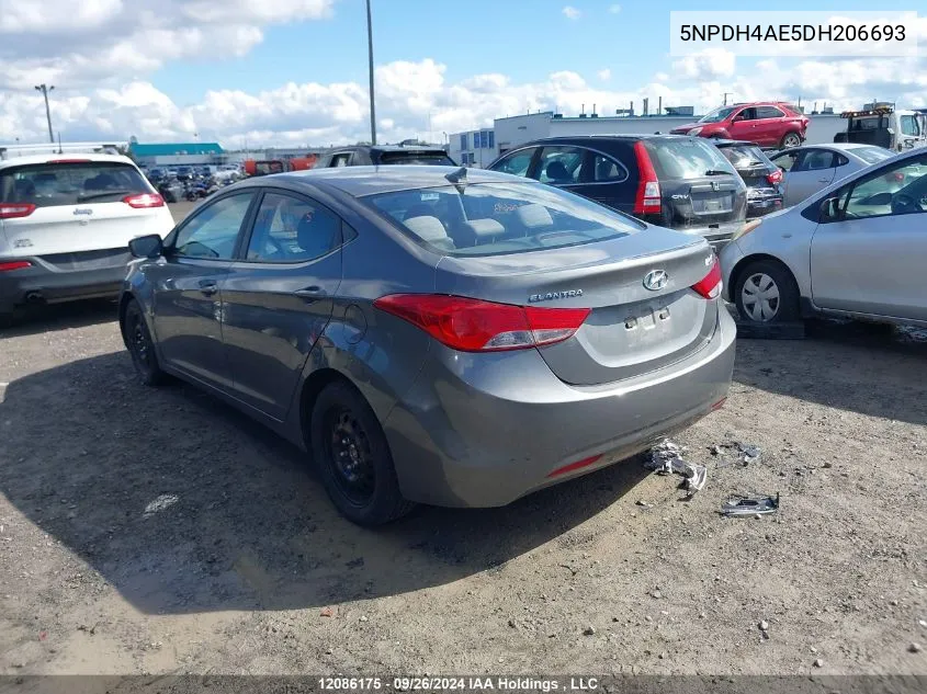 5NPDH4AE5DH206693 2013 Hyundai Elantra Gl