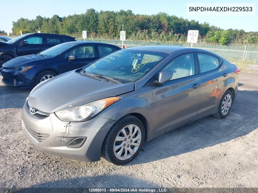 5NPDH4AEXDH229533 2013 Hyundai Elantra