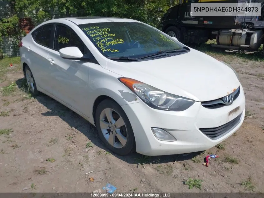 2013 Hyundai Elantra Gls/Limited VIN: 5NPDH4AE6DH344873 Lot: 12089899