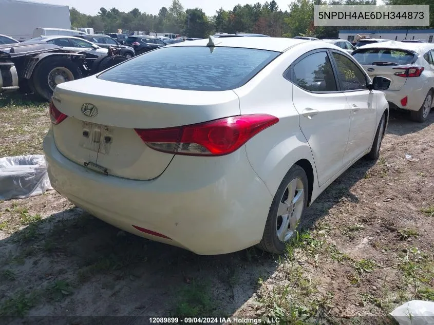 2013 Hyundai Elantra Gls/Limited VIN: 5NPDH4AE6DH344873 Lot: 12089899