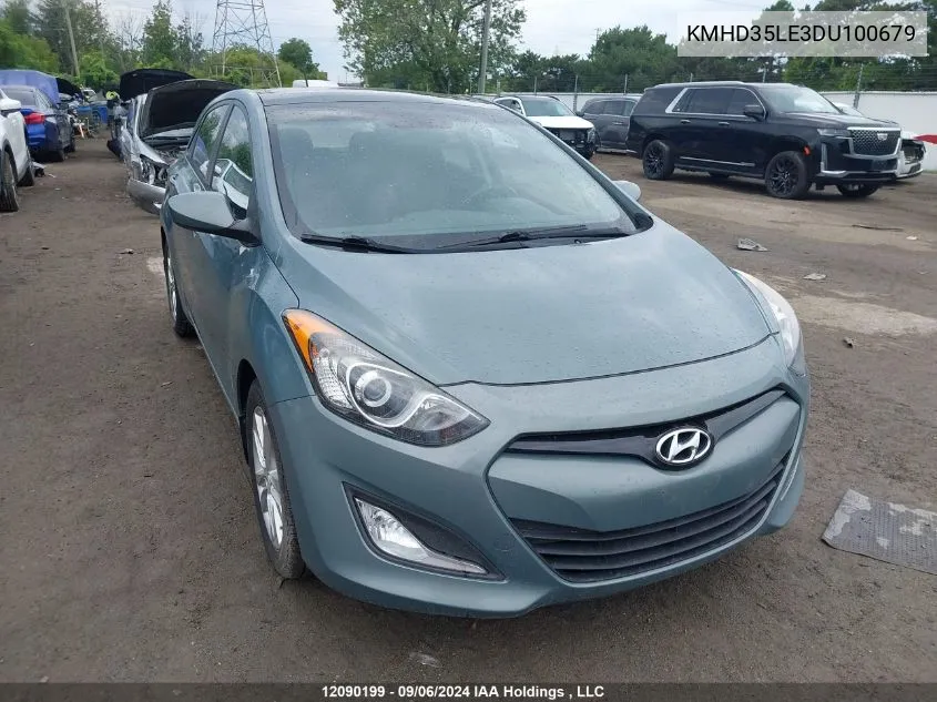 2013 Hyundai Elantra Gt VIN: KMHD35LE3DU100679 Lot: 12090199