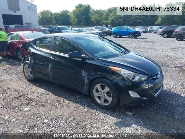 5NPDH4AE0DH178334 2013 Hyundai Elantra Gls/Limited