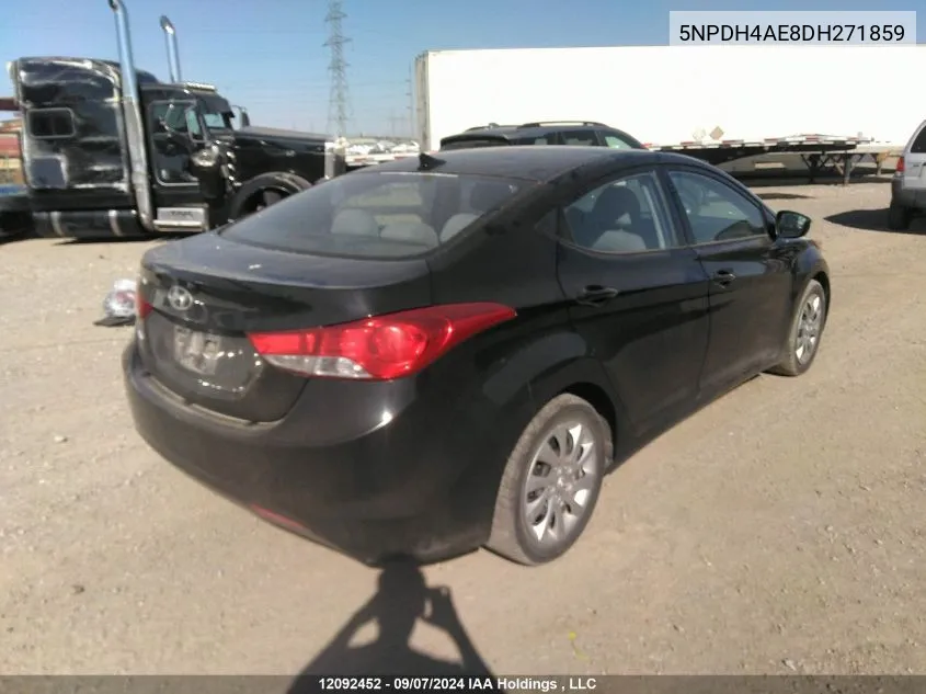 5NPDH4AE8DH271859 2013 Hyundai Elantra Gl