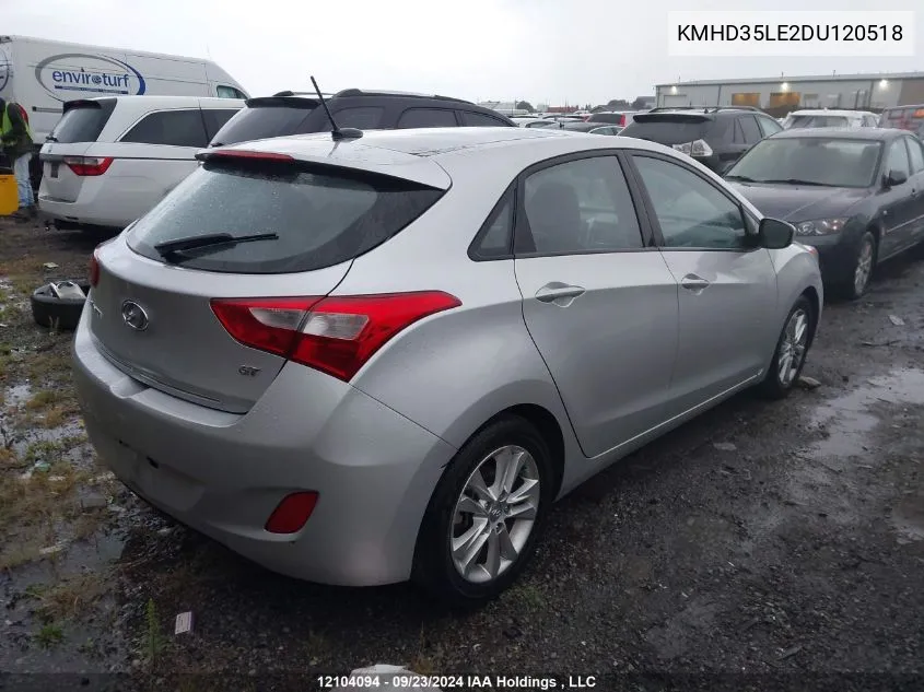 KMHD35LE2DU120518 2013 Hyundai Elantra